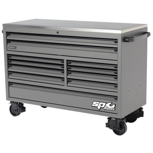 SP Tools SP44727GY 59" USA Sumo 11-Drawer Roller Cabinet Matte Grey