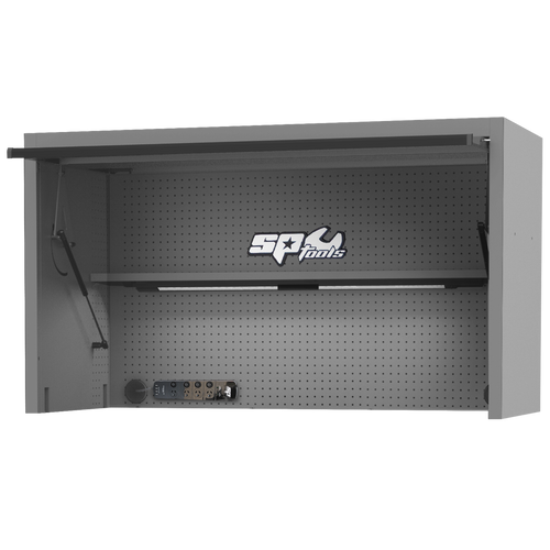 SP Tools SP44730GY 59" USA Sumo Series Power Top Hutch Matte Grey