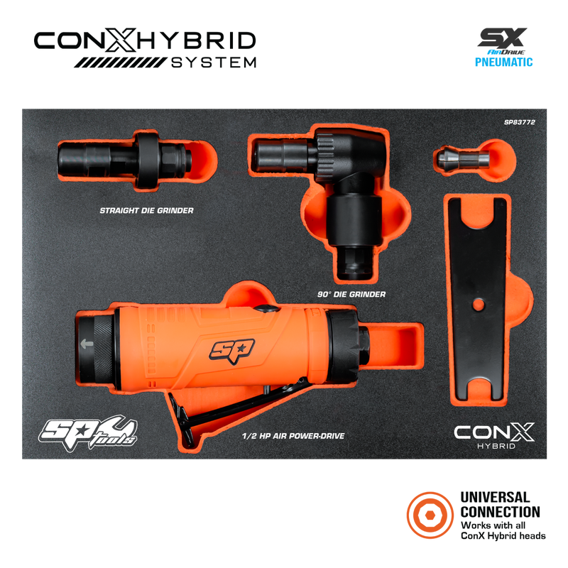 SP Tools SP83772 ConX Hybrid Grind Air System Kit