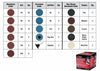 PK Tools 101pc Quick Change Surface Conditioning Sanding Disc Set - PT70701