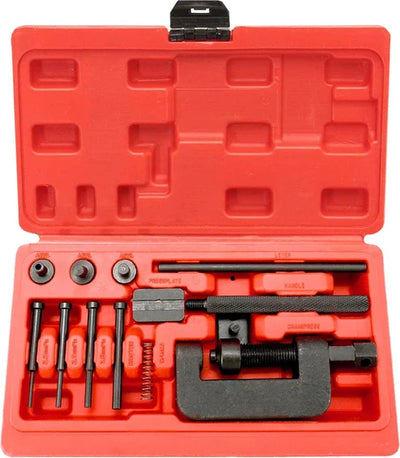 PK Tools 13pc Motorcycle Chain Breaker & Riveting Tool Set - PT40110
