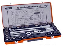 Stanley 43Pce Combination Socket Set 1 2 Drive 89 509 89.509