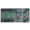 TOPTUL Tools  Jumbo Series Tool Kit 7 Drawer S/S 413pcs-GE-41330-ATD