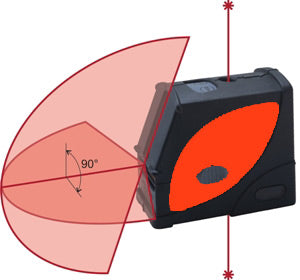 TUF Cross Liner with plumb 2 beam Laser Level-Discontinued-Replaced By TUF1.2XL