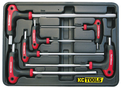 KC Tools KC A13070 6PC T HANDLE HEX KEY SET METRIC IN BLOW MOULDED CASE