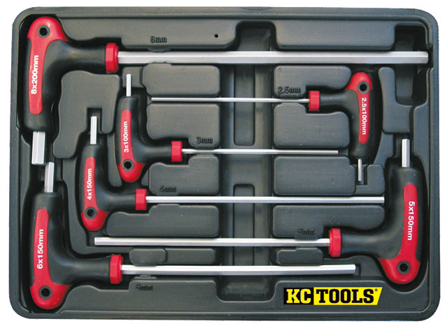 KC Tools KC A13070 6PC T HANDLE HEX KEY SET METRIC IN BLOW MOULDED CASE