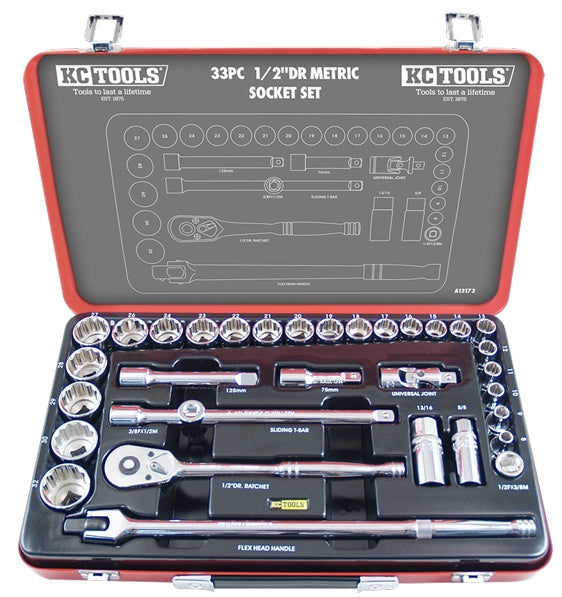 KC Tools A13173  33 PIECE 1/2