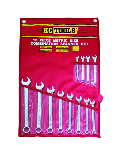 KC Tools A13336 12PC COMBINATION SPANNER SET