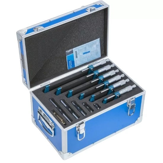 Accud 150mm Metric Micrometer 6 Piece Set AC-321-006-06