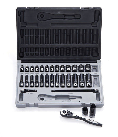 ACTION Dual Impact/Standard Socket Set-1/4" Drive 31pce 10043102