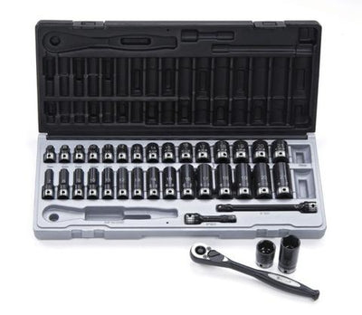 ACTION Dual 6Point Impact/Standard Socket Set-3/8