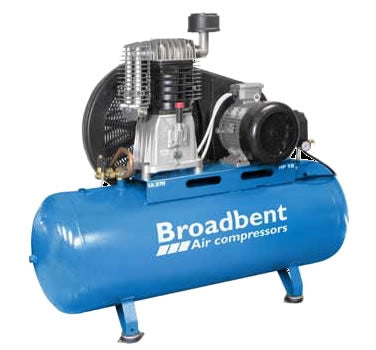 ANEST IWATA Broadbent 7.5hp 270L Belt Drive Air Compressor -3phase NB75CE/270