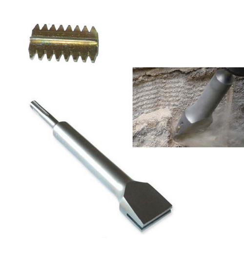 ARMEG 40mm SDS-Plus Scutch Comb Holder & Comb Chisel