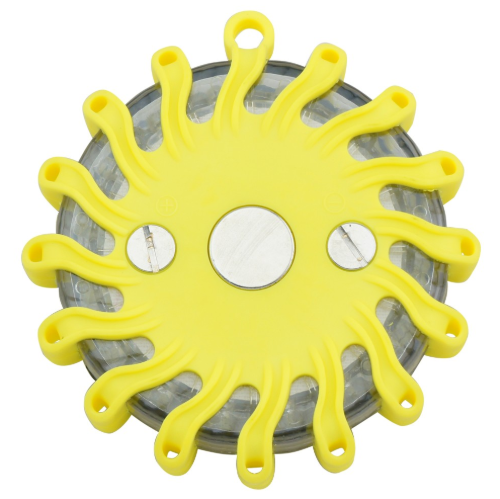 ASW LED Rechargeble Magnetic Roadside Round Emergency Beacon Flare-PF024RYS