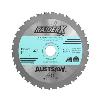 AUST SAW RaiderX Metal Blade 150mm x 20 x 32T