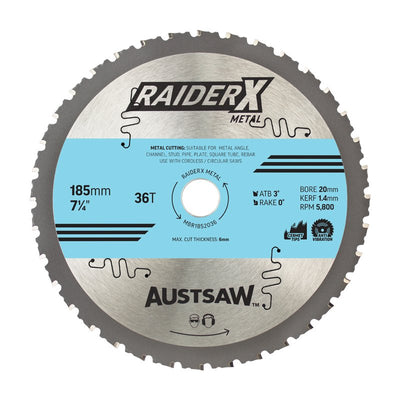 AUST SAW RaiderX Metal Blade 185mm x 20 x 36T