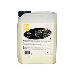 AUTOGLYM  Professional Super Sheen - 5L AUTSS5 -For automotive plastics, vinyl, tyres, seals, leather and trim.