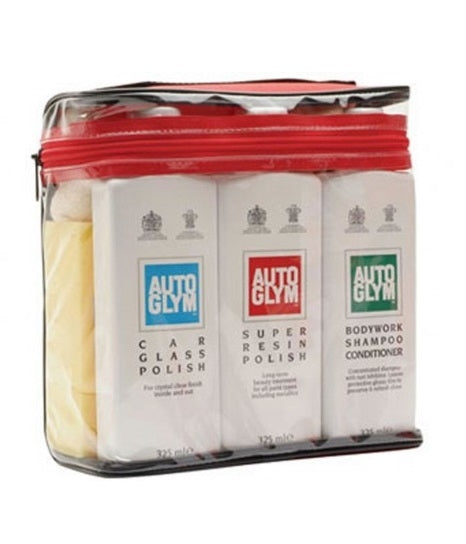 AUTOGLYM Showroom Shine Kit-Shampoo, Polish, Sponge & Cloth AUXSS