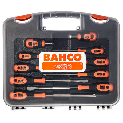 Bahco 605-10-PC Industrial Screwdriver Set-10pce