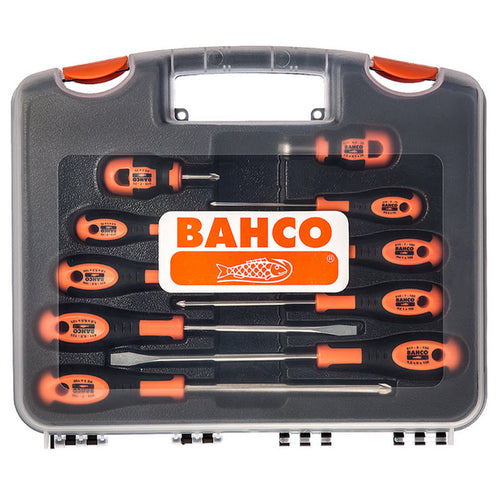 Bahco 605-10-PC Industrial Screwdriver Set-10pce
