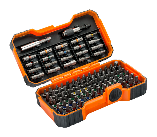 Bahco 100pce Bit Set In Case-1/4" Drive