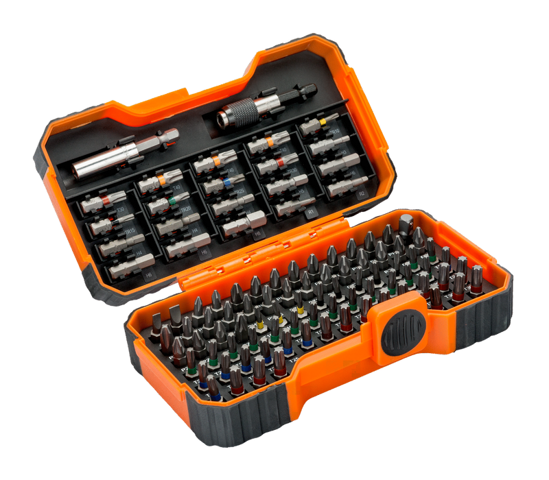 Bahco 100pce Bit Set In Case-1/4