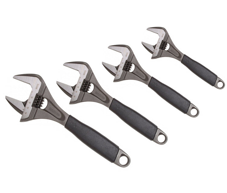 Bahco 9029.9031.9033.9035 Ergo Series Wide Mouth Shifter Wrench Combo Set-6