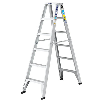 BAILEY Trade Lyte Double Sided 6 Step Stepladder 1.8M 150KG FS14021