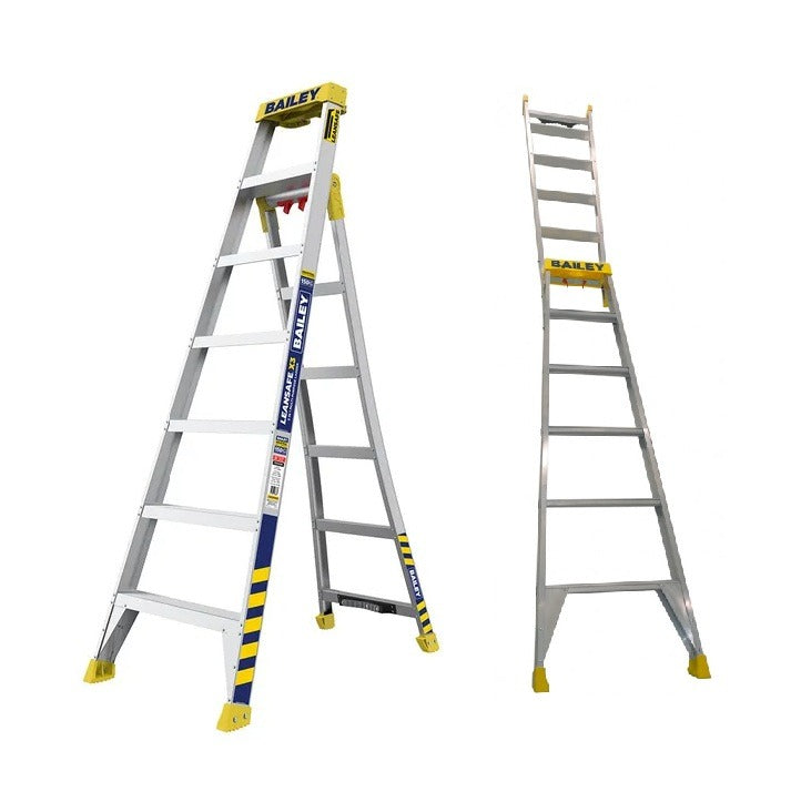 BAILEY 2.1m 150kg X3 Aluminium SLS 3 in 1 Dual Purpose Ladder - FS14130