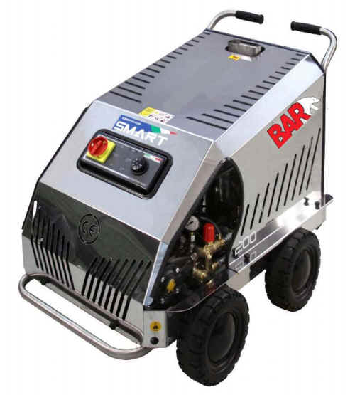 BAR Hot Water Pressure Cleaner With Slow Rev Long Run Pump- Smart-1740PSI @ 11LPM