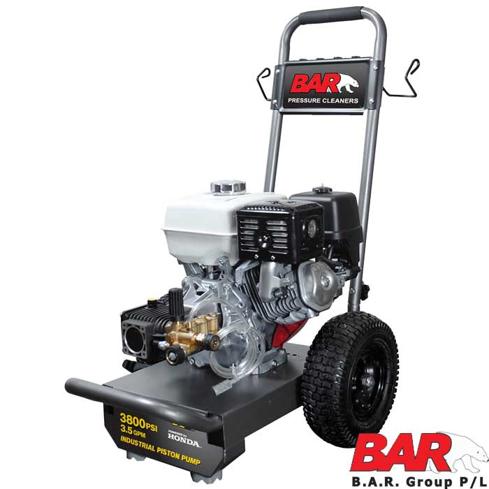 BAR Honda Petrol Water Pressure Cleaner-3800psi @ 13LPM