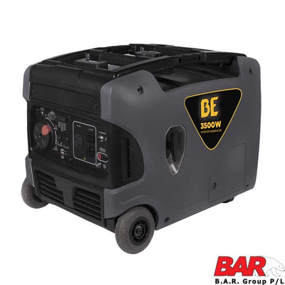 BAR Portable Hush Electric Start Inverter Generator - 3.5kva