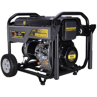 BAR Portable Diesel Powered Industrial Jobsite Ready Generator-10hp 7.5kva 15amp & 415v 3Phase G7500D-LER2