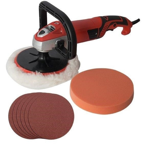 BAUMANN 1200w Variable Speed Sander/Polisher Buff Combo Kit ET-SAPO