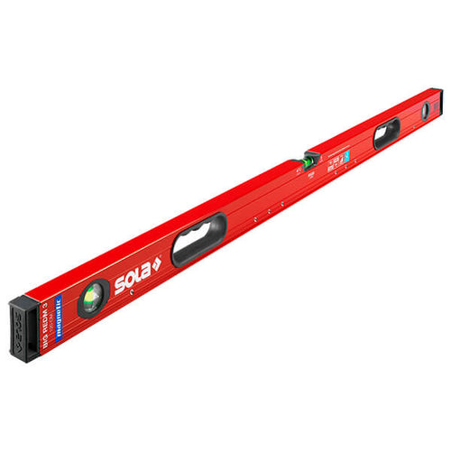 SOLA Premium BIGREDM3200 200cm/2000mm Big Red Magnetic Spirit Level (Handles)