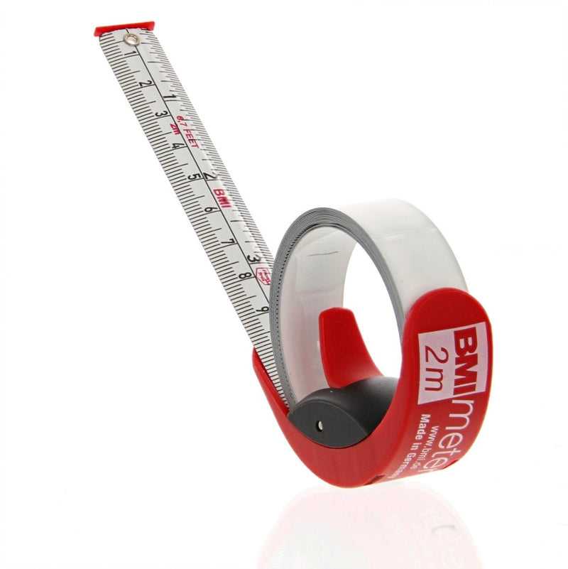 BMI Metre 2m Stainless Refined Steel Tape Measure