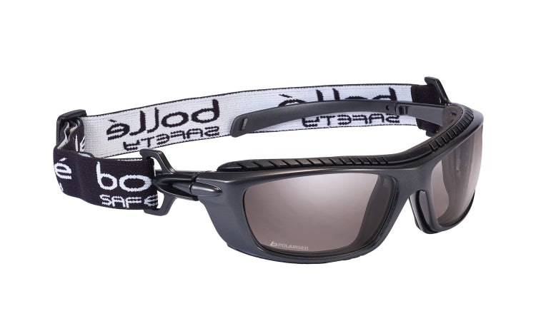 BOLLE Tradie Grey Polarised Safety Glasses/Goggles-Baxter Series