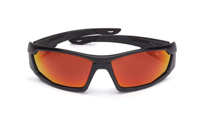BOLLE Tradie Safety Glasses Red Flash Polarised Lens -Mercuro Series -PSSMERCP09