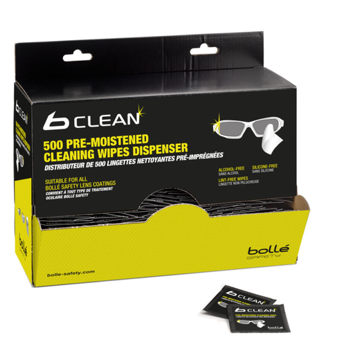 BOLLE B-Clean Dispenser - With 500 Cleaning Tissues