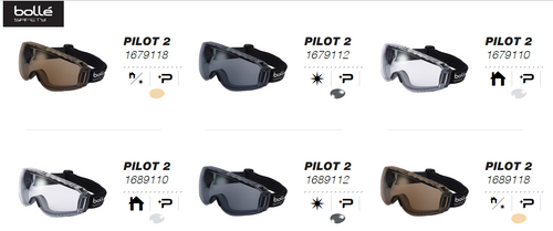 BOLLE Tradie Safety Goggles-Pilot 2 Series