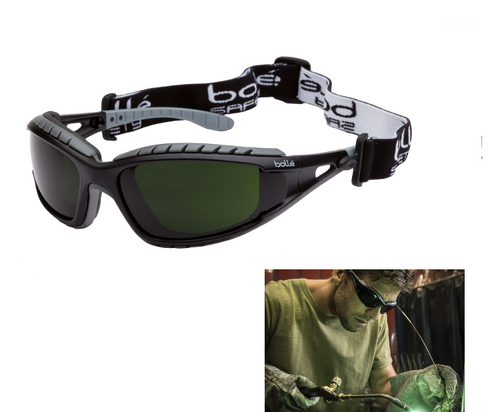 BOLLE Tracker 2 Series Safety Welding Shade 5 Glasses-1652017