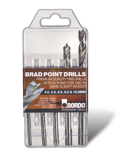Bordo Premium Wood brad Point Drill Set-5pce - 2666-s1