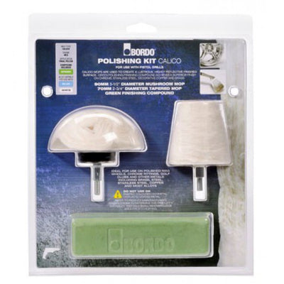 Bordo 5200-s1 Pistol Drill Calico Polishing Kit-3pce