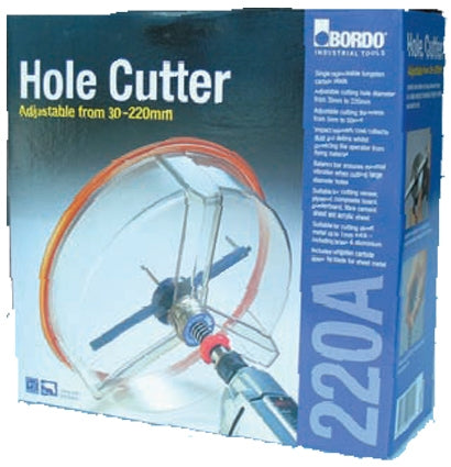 Bordo 7096-285A Adjustable Hole Cutter - 30-290mm