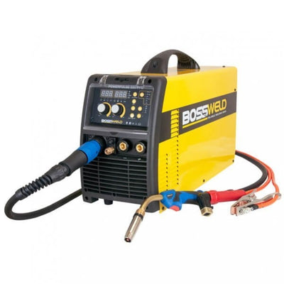 BOSSWELD Synergic Double Pulse Multi Process Mig,Stick,Tig Welder-Powerpulse250PFC