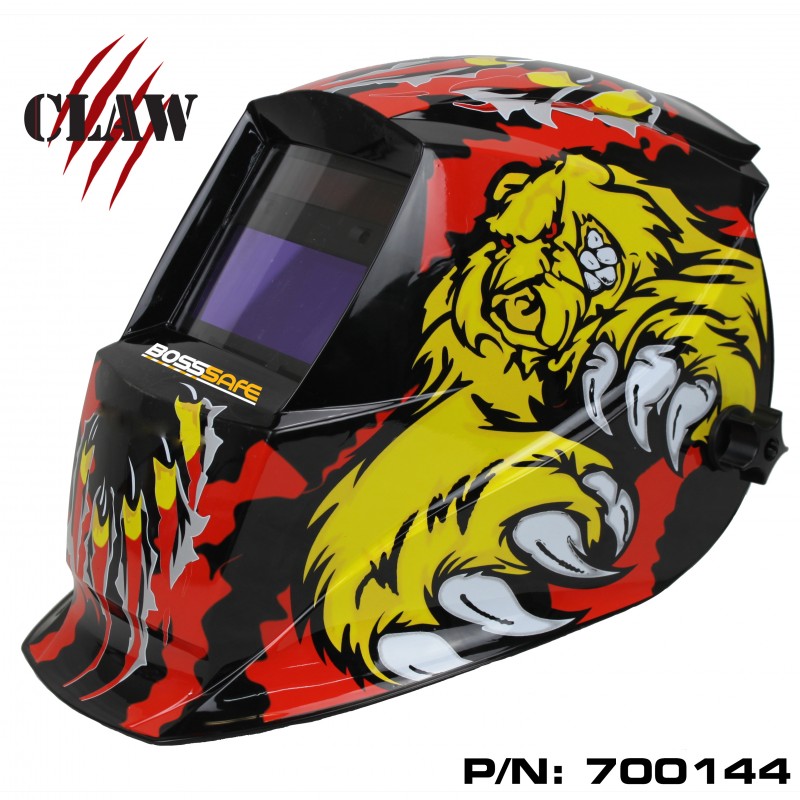 BOSS Welders Auto Darkening Welding Helmet-Claw 700144
