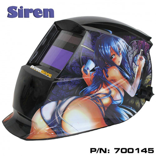 BOSSWELD Welders Auto Darkening Welding Helmet-Siren 700145