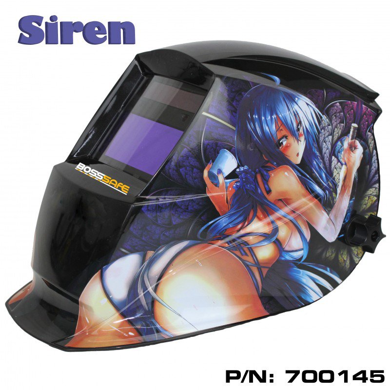 BOSSWELD Welders Auto Darkening Welding Helmet-Siren 700145