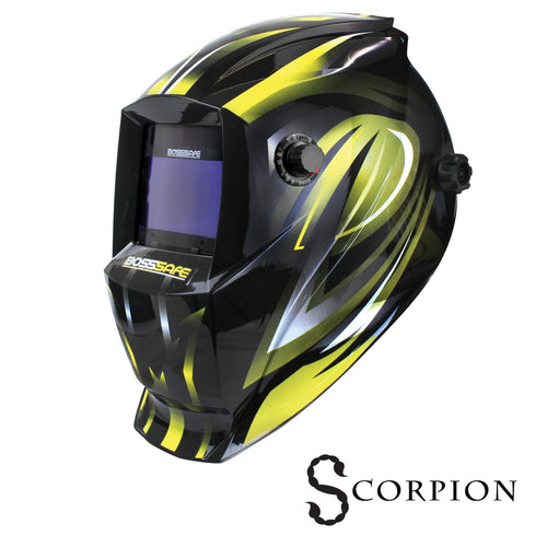 BOSS Welders Auto Darkening Welding Helmet-Scorpion-FDD