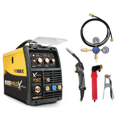 BOSS Multi Process Inverter MST 180amp Welder-Mig,Stick & Tig-XSeries-188X